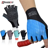 darevie cycling gloves pro light soft breathable cool dry half finger cycling glove anti slip shockproof bike gloves mtb road