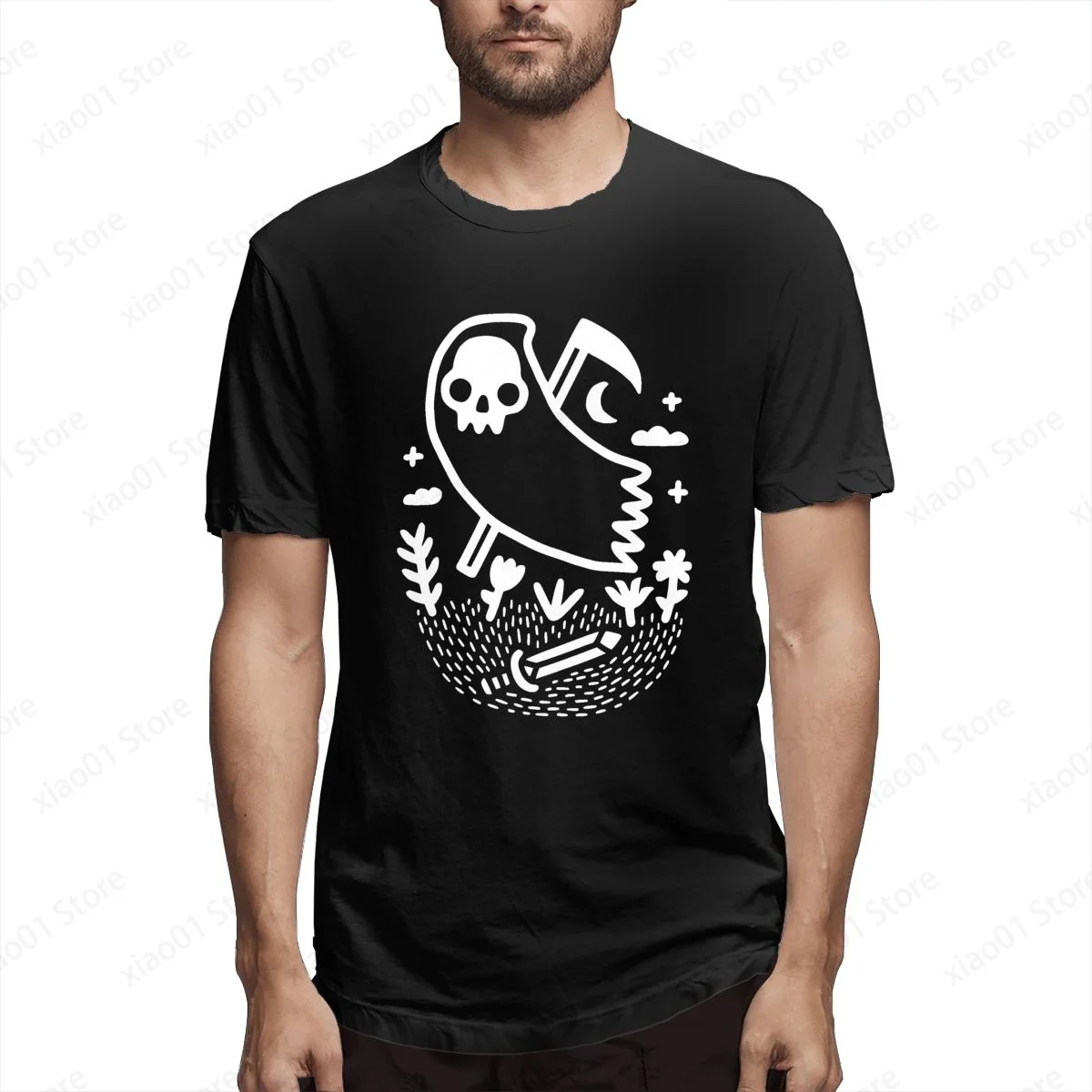 

Another Grim Night T Shirt Men Women Graphics Harajuku T-Shirt Creativity Short Sleeve Tee Tops