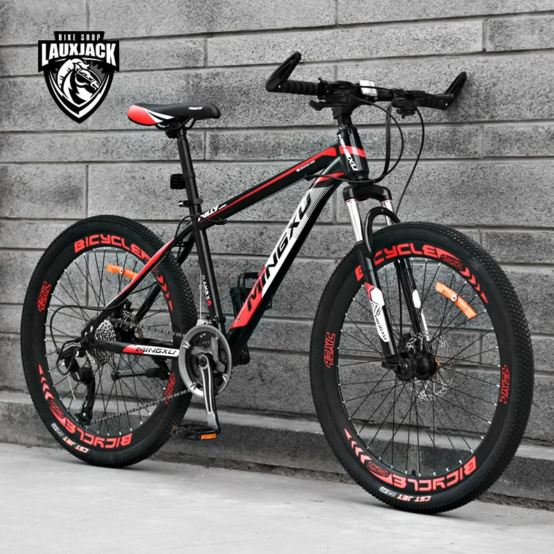 Verkaufen Neue Marke Mountainbike Carbon Stahl Rahmen 24/26 Zoll Rad 27 Gang-doppelscheibenbremse Fahrrad Outdoor Sports MTB Bicicleta