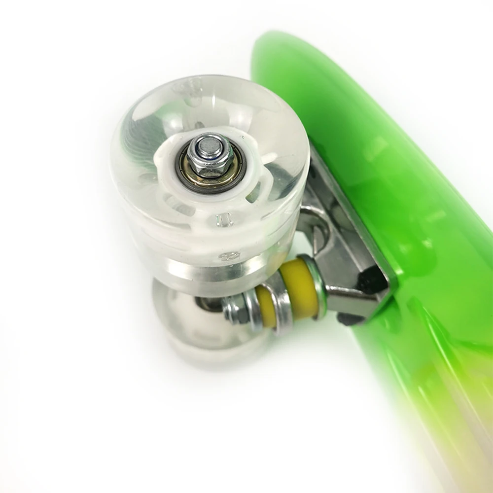 Новый 22 дюймовый скейтборд мини круизер пластиковый градиентный цветной