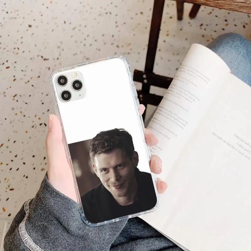 

The Vampire Diaries Klaus Mikaelson Phone Case Transparent soft For iphone 5 5s 5c se 6 6s 7 8 11 12 plus mini x xs xr pro max