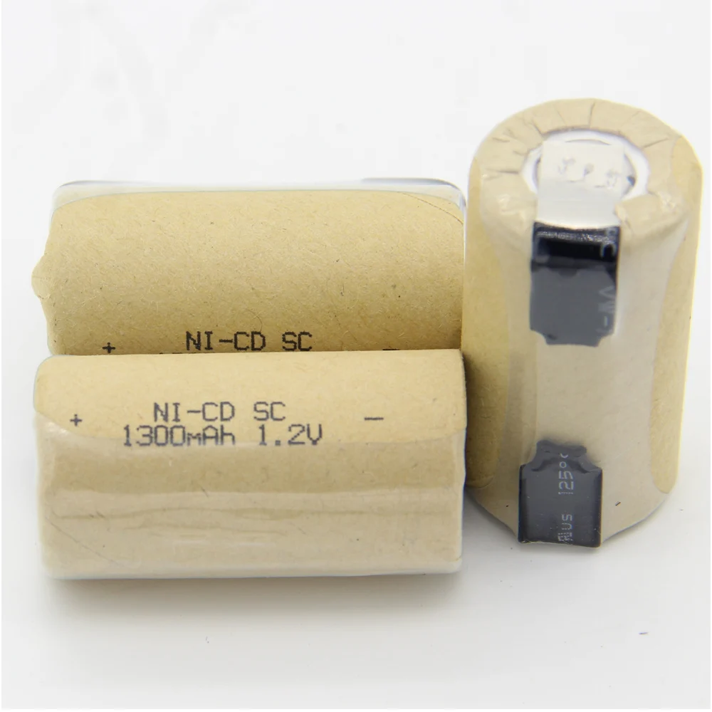Никелевые листы никелевые пластины 1300 мАч аккумулятор sub C NICD akkus 1 2 в аккумуляторы