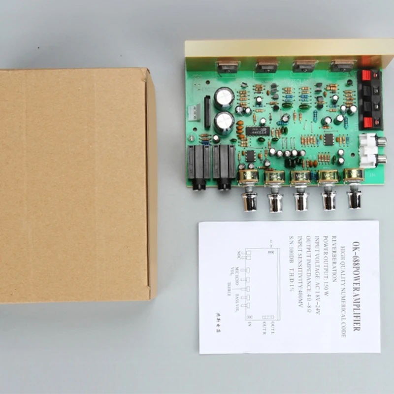 

B2EF Power Amplifier Board Stereo Amp 2.0 Channel 100W+100W Sound Amplifier