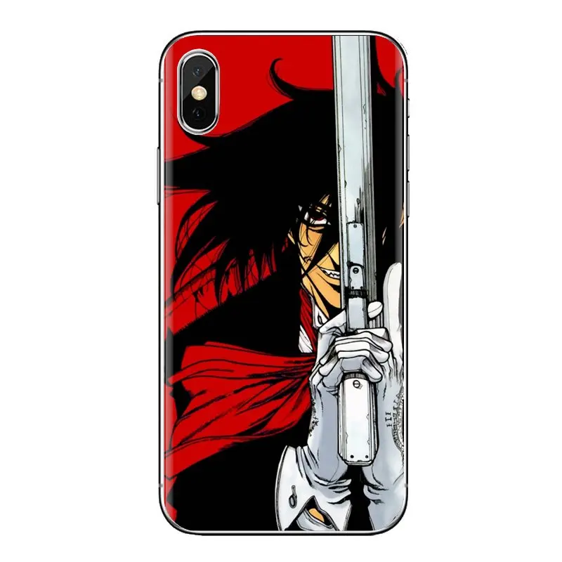 Horror Anime Hellsing Alucard Fan art Soft Shell Cases For Samsung Galaxy S3 S4 S5 Mini S6 S7 Edge S8 S9 S10 Plus Note 3 4 5 8 9 |