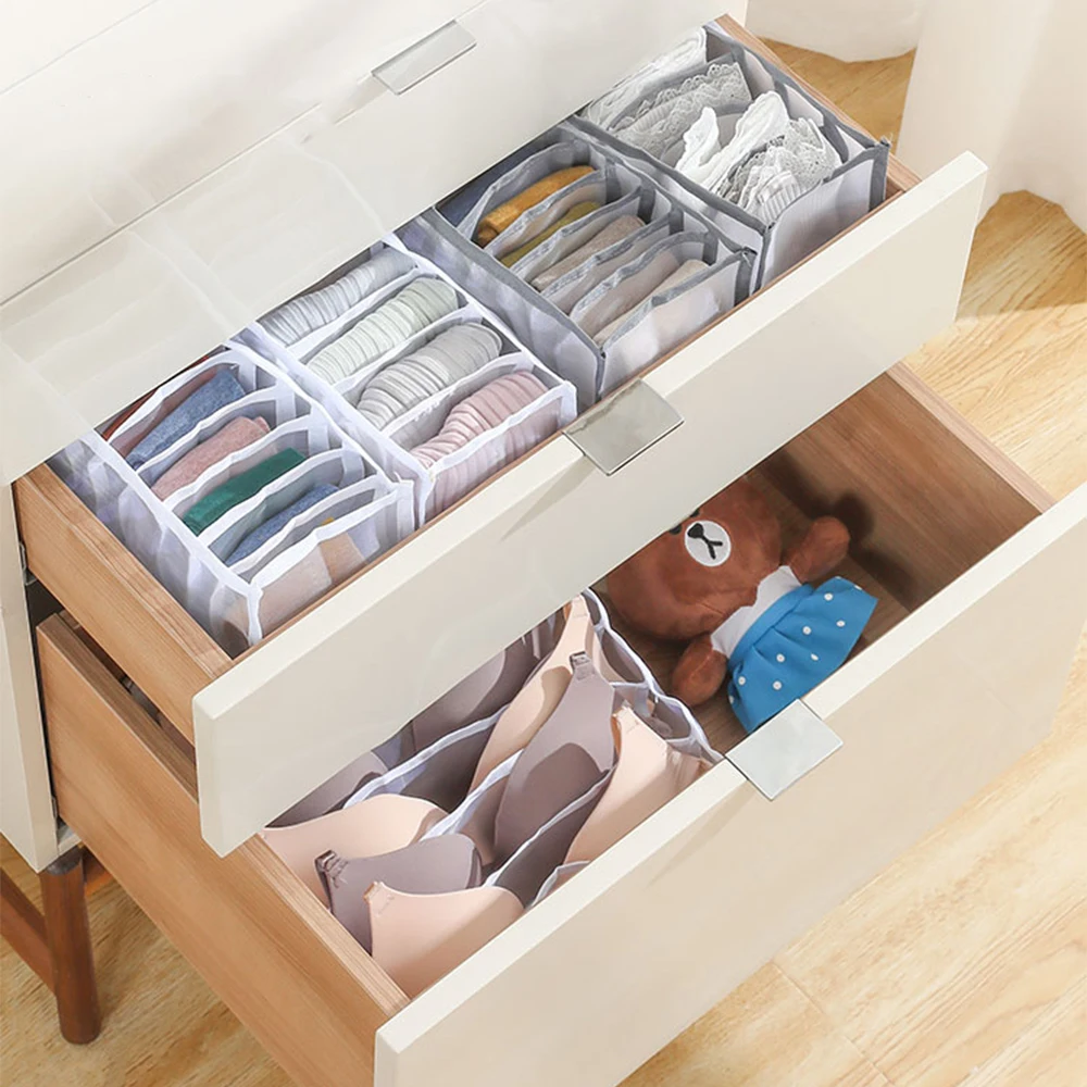 

Multi-size folding underwear storage box, underwear, closet, drawer, drawer with lid, closet storage box, tie storage box, socks