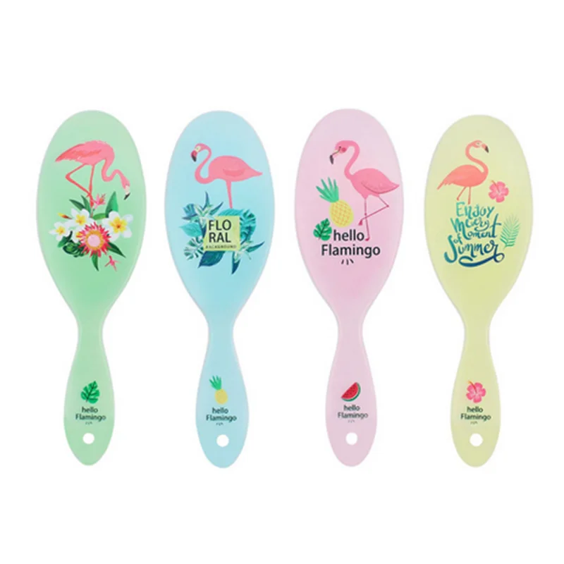 

Plastic printing massage comb Cartoon Plastic Hairdressing Comb Massage Cushion Comb