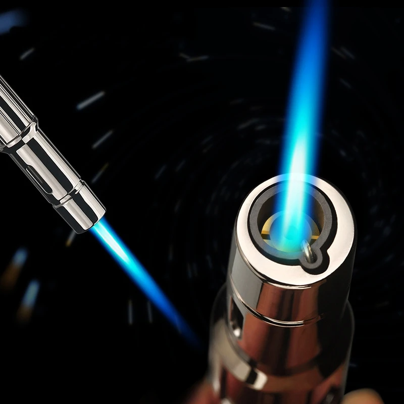 butane torch gas lighter grill kitchen cooking turbo lighter jewelry welding cigar smoking metal cigar lighter bbq gadget free global shipping