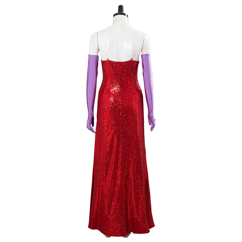 Фильм кто подставил кролика Роджера Джессики Рэббит Косплэй костюм красное