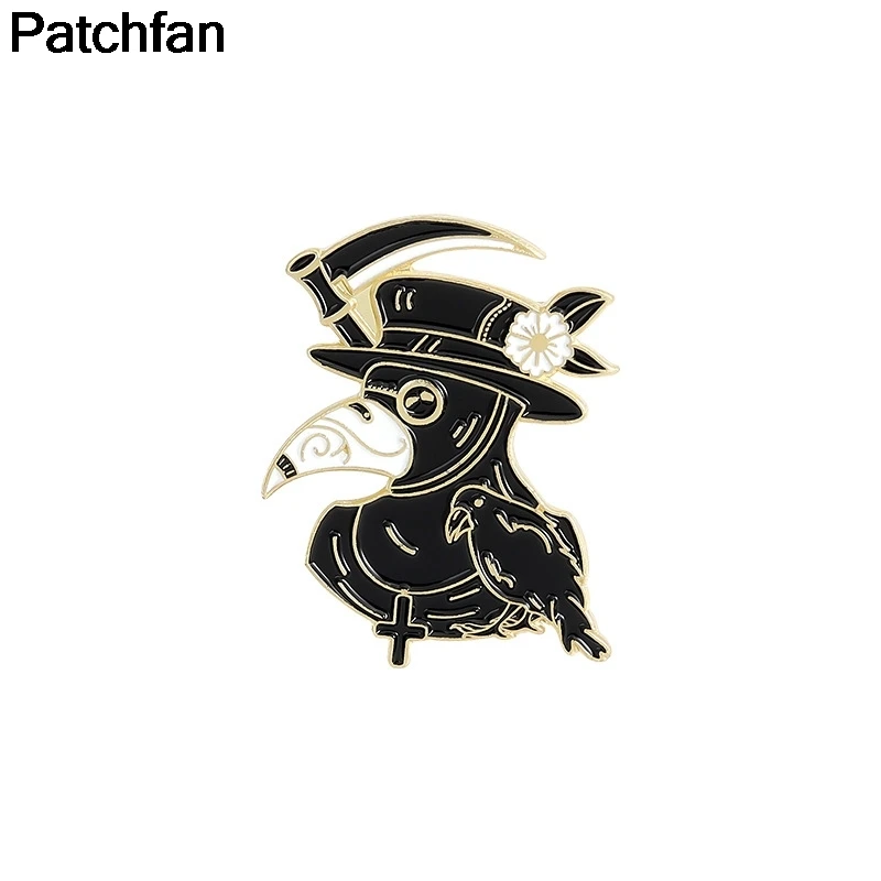 

20pcs/lot A4022 Patchfan Punk Enamel Pins And Brooches For Party Lapel Pin Badge Cartoon Jewelry Gifts