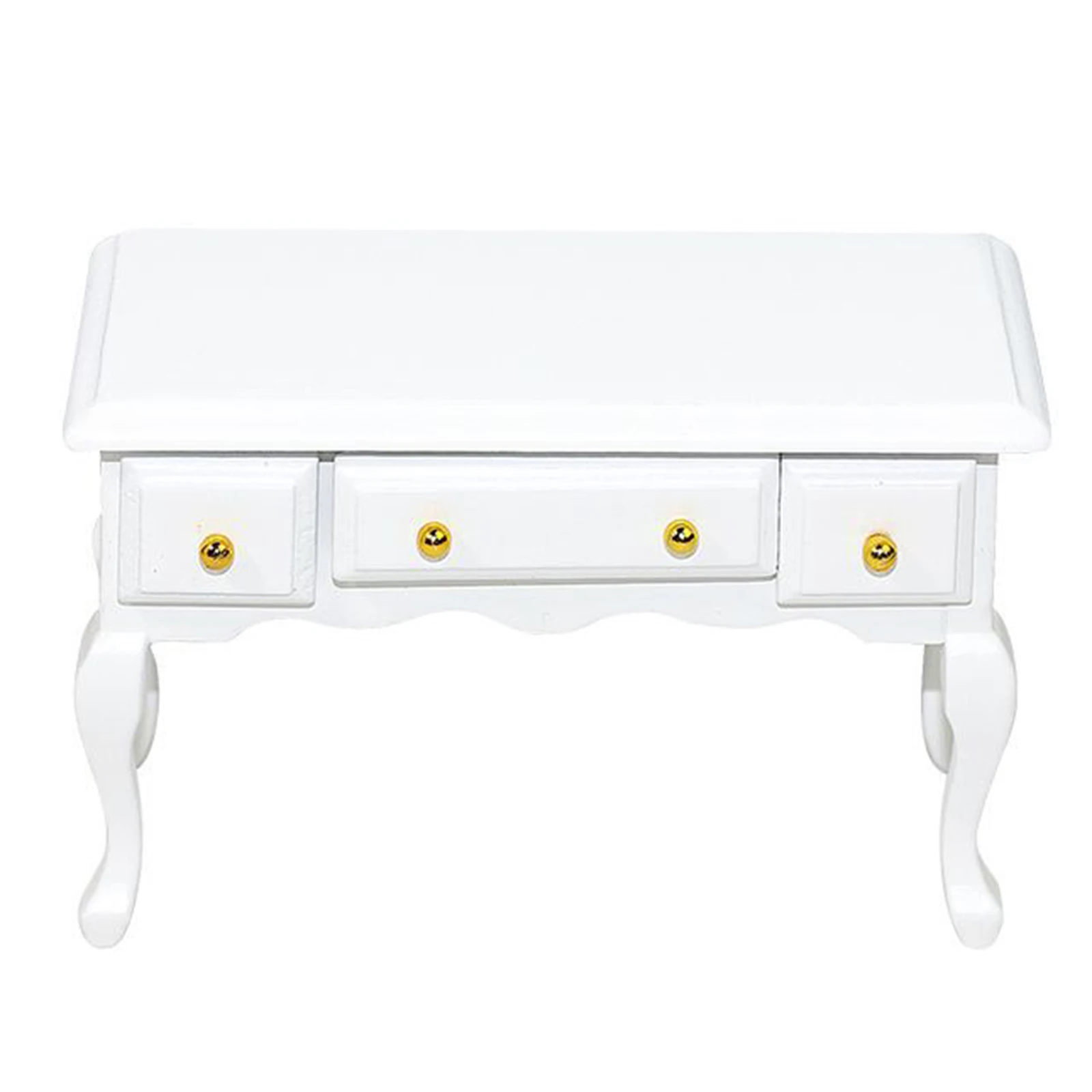 

Миниатюрный стол для учебы, античный стол, современная мебель, игрушка для кукольного домика 1/12