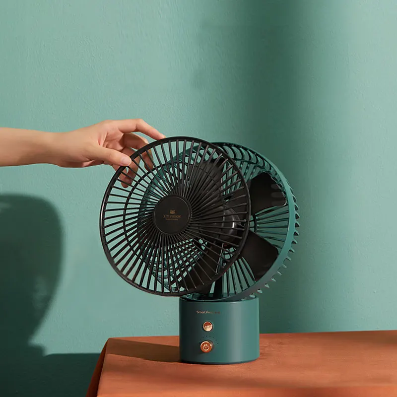 

Desktop Mini Charging Fan Shaking Head Mute Usb Circulating Fan Office Desktop Small Portable Fan