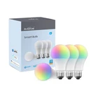 Умная лампа BroadLink LB27, 10 Вт, RGB, с регулируемой яркостью, Wi-Fi, светодиодсветильник лампа с изменением цвета, работает с Alexa, Google Home, Siri