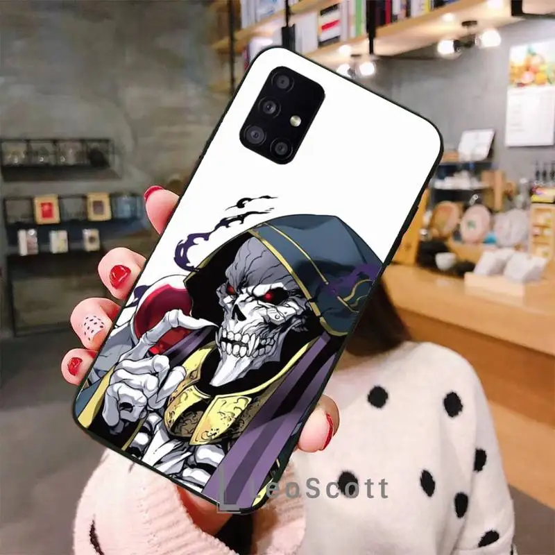 

Overlord Anime Phone Cases For Samsung A50 A51 A71 A31 A21S S8 S9 S10 S20 S21 Plus Fe Ultra 4G 5G