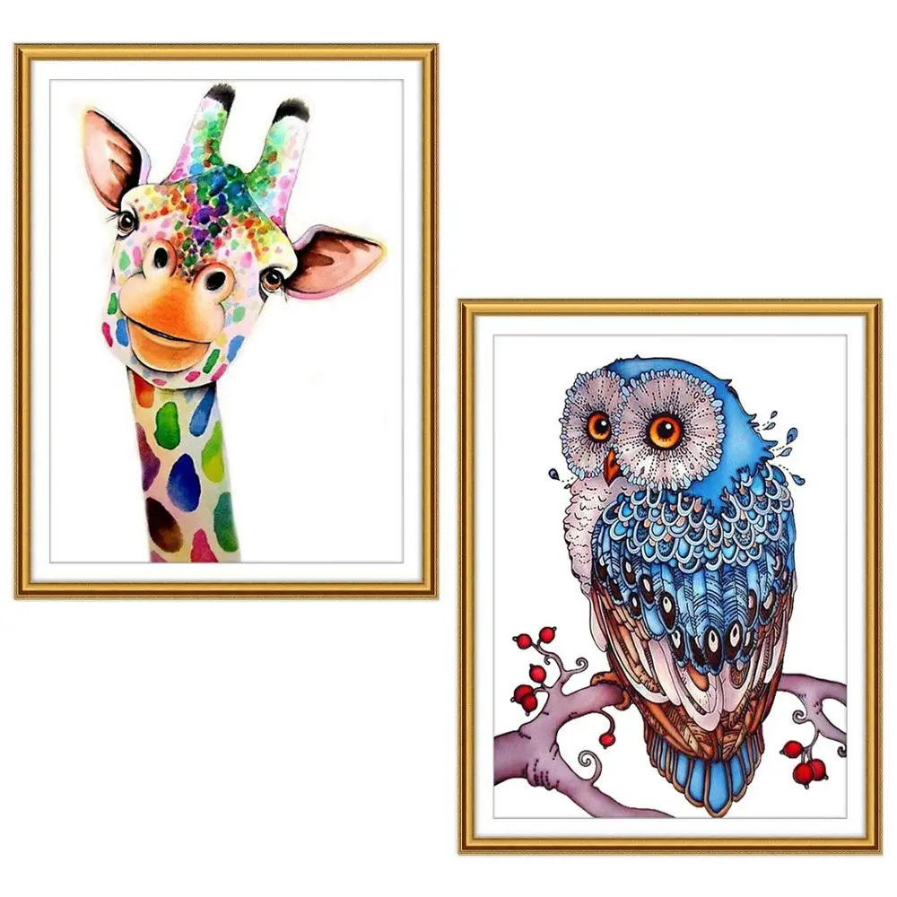 Набор для алмазной живописи сделай сам из 2 предметов вышивка крестиком в виде