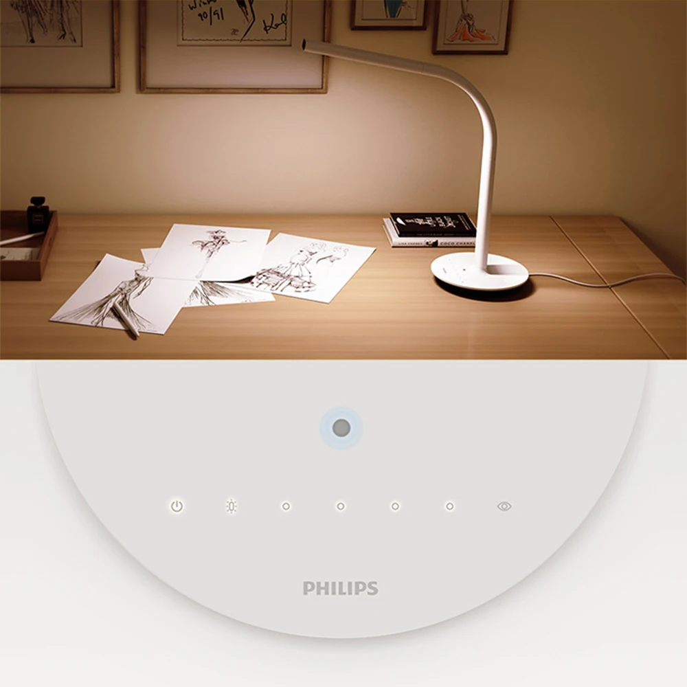 Xiaomi Mijia PHILIPS Desk Lamp Night Light Eyecare Smart Table Lamp App Smart Control Light 4 Lighting Scenes Xiaomi Desk Light