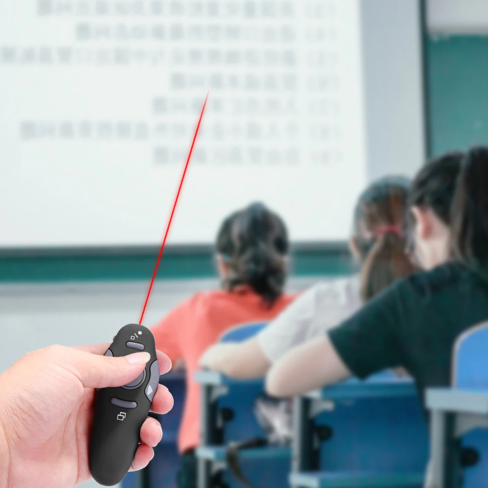 2 4 ГГц Беспроводной Presenter с красной лазерной указки ручка USB RF пульт