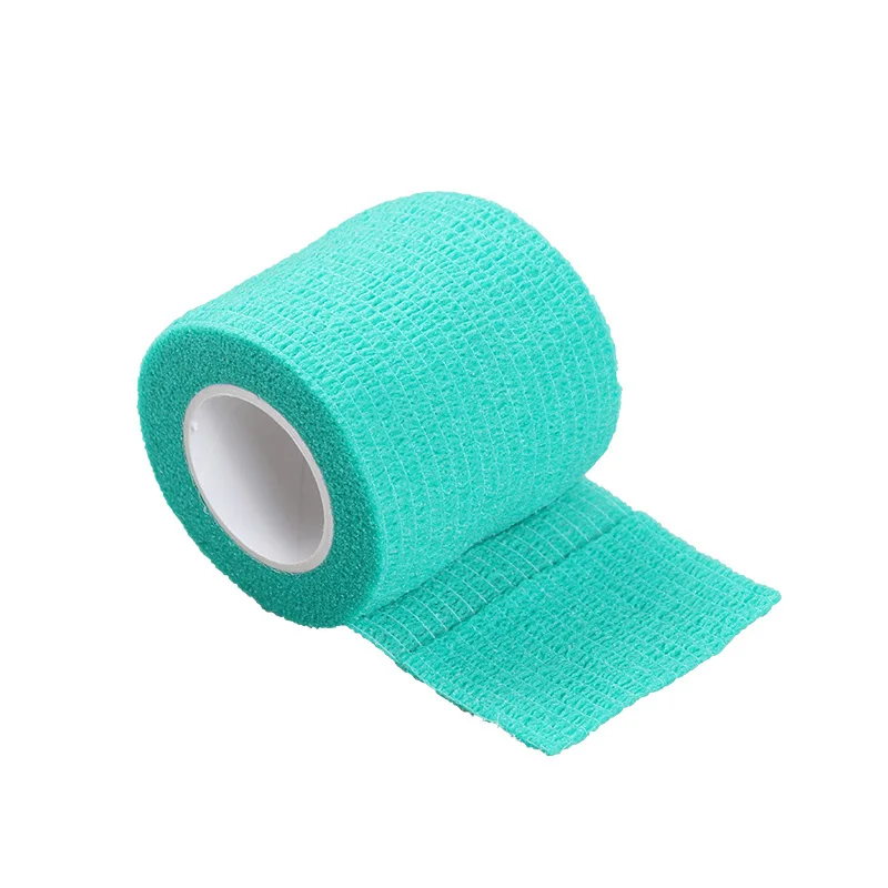 Light-Green 5pcs Аксессуары для тату, 5 шт., тату, эластичная клейкая повязка, 5 см, широкие локоть ленты, ногти, обертывание, защита пальцев - Цвет: Light-Green 5pcs