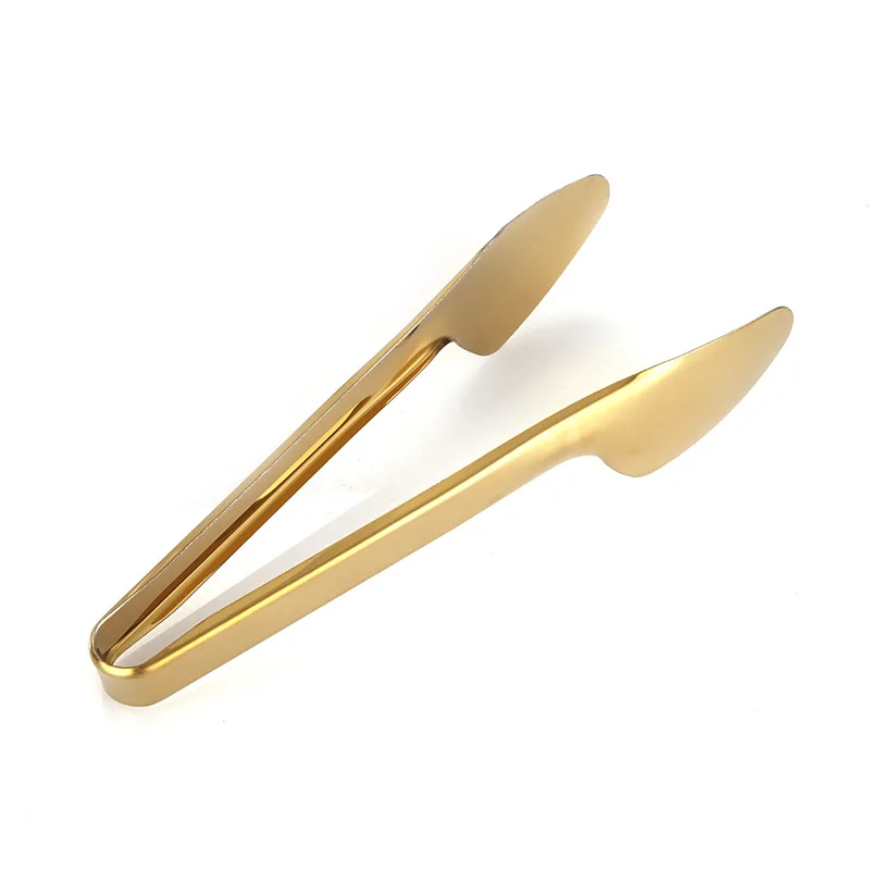

Thick Stainless Steel Food Clip Kitchen Bread Cafeteria Barbecue Towel Ice