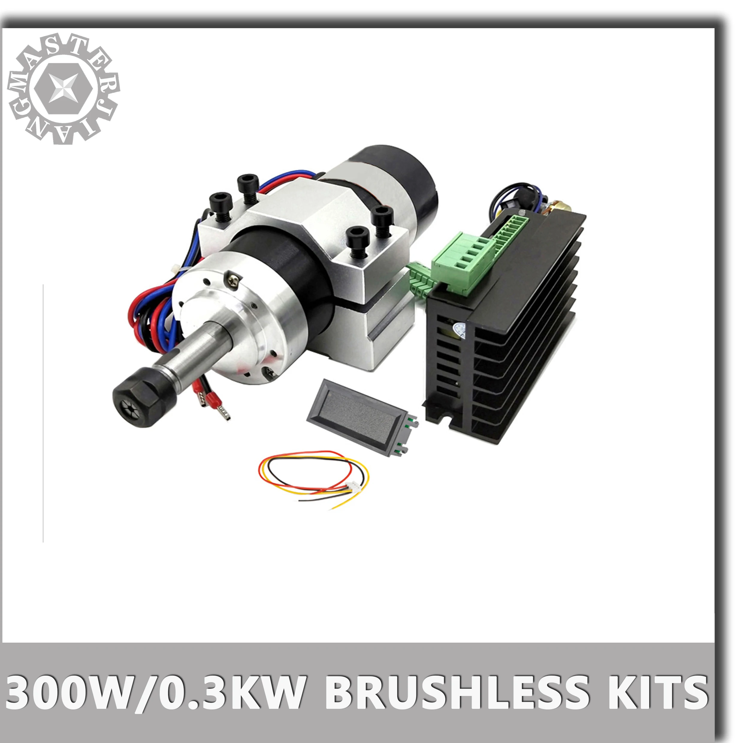 Драйвер шагового двигателя 20 50 В постоянного тока + зажим 55 мм дисплей скорости