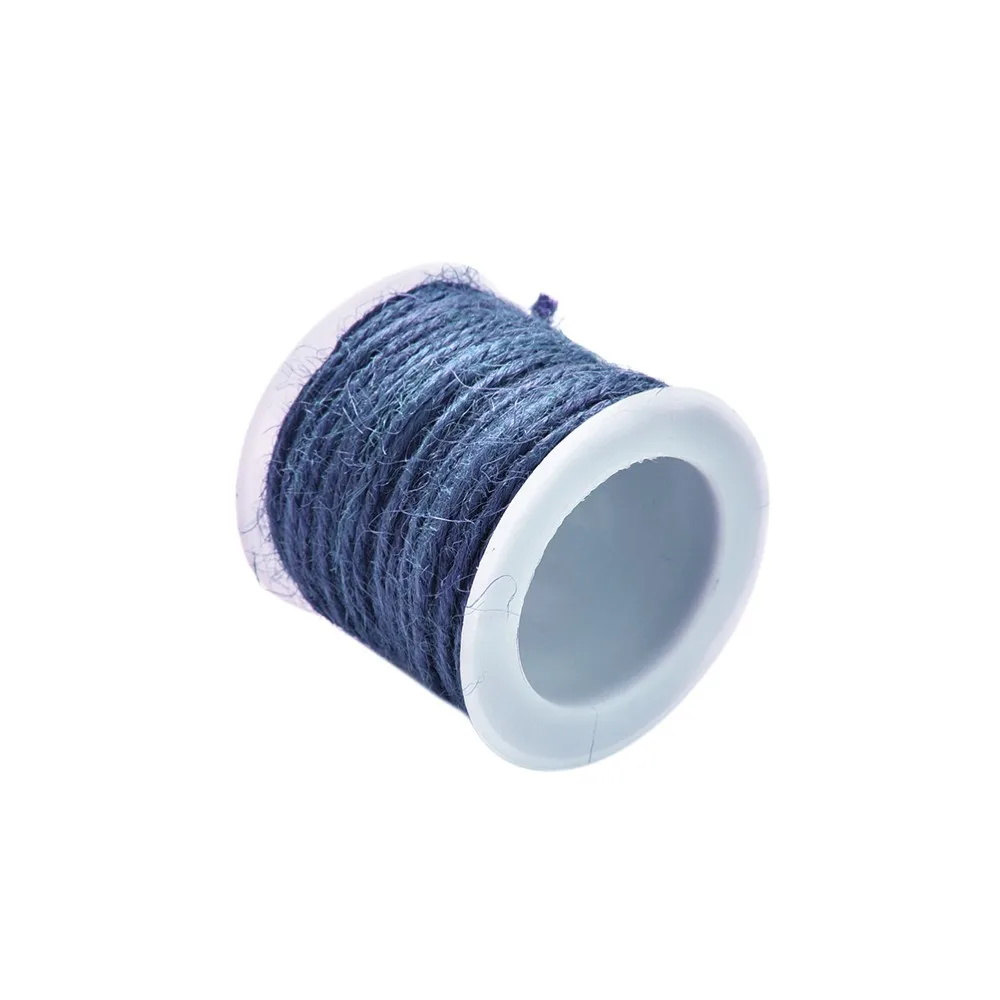 

10Meters DIY Craft Colorful Hessian Jute Twine Rope Cord Wedding Party Burlap Ribbon Decor Home Spool Festival Scrapbooking