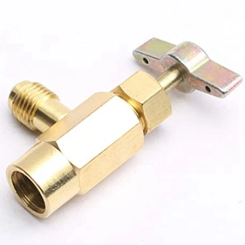 1/2 Tank Valve Refrigerant Distributor Car Air Conditioner Refrigerator Replacement Faucet Threaded Tool | Автомобили и мотоциклы