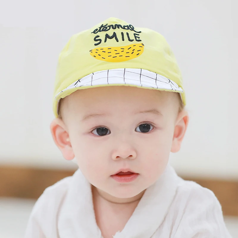 Детская шапка для новорожденных хлопковые демисезонные бейсболки Детские с