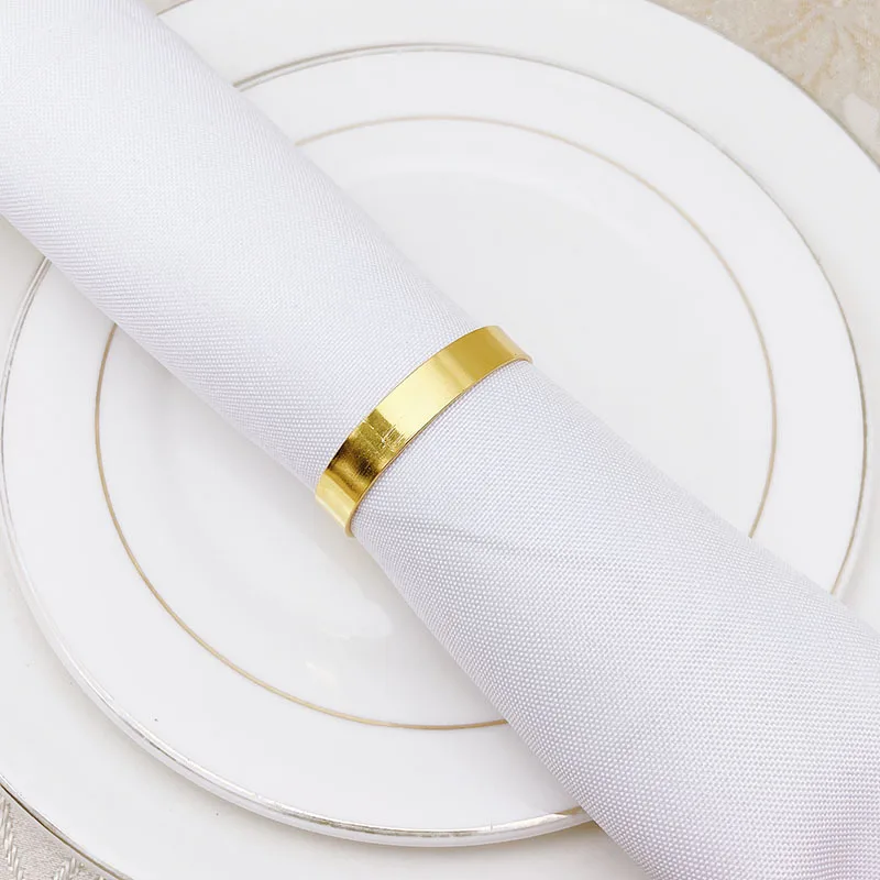 

20 штук отель простой металлические кольца для салфеток пряжка кольцо для салфетки колец тряпочный кольцо