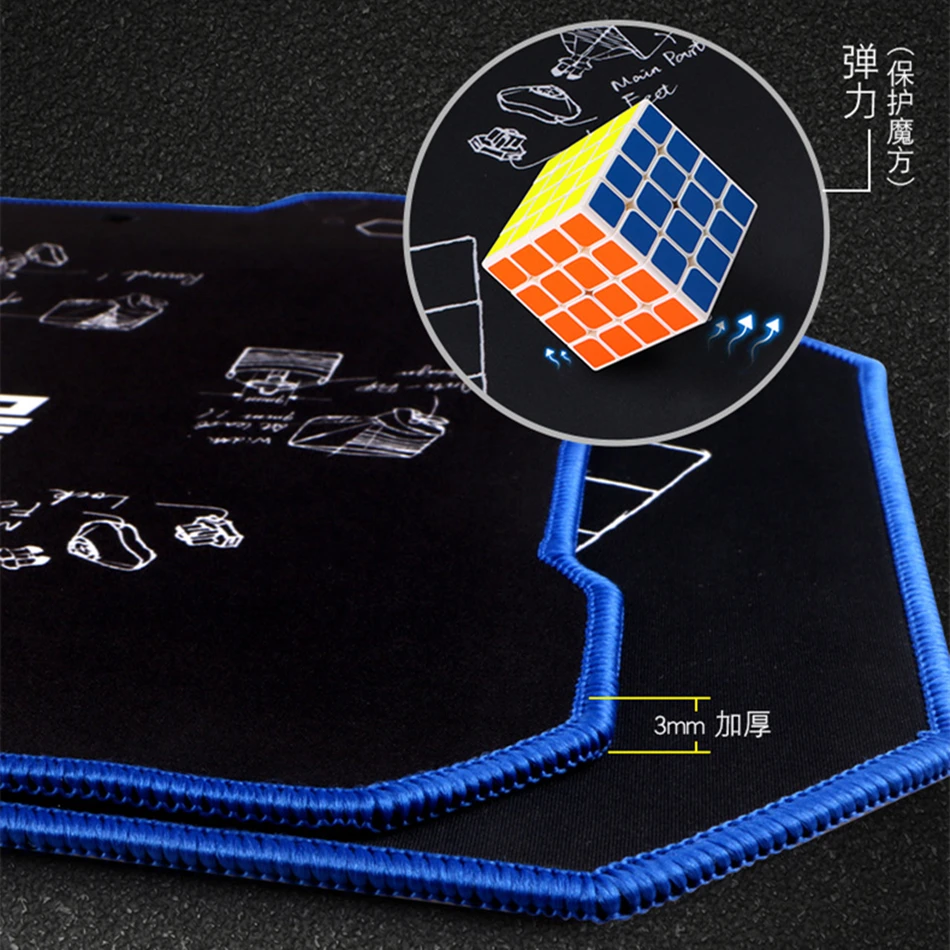 Профессиональный коврик Qiyi для магических кубиков с таймером и скоростью работы