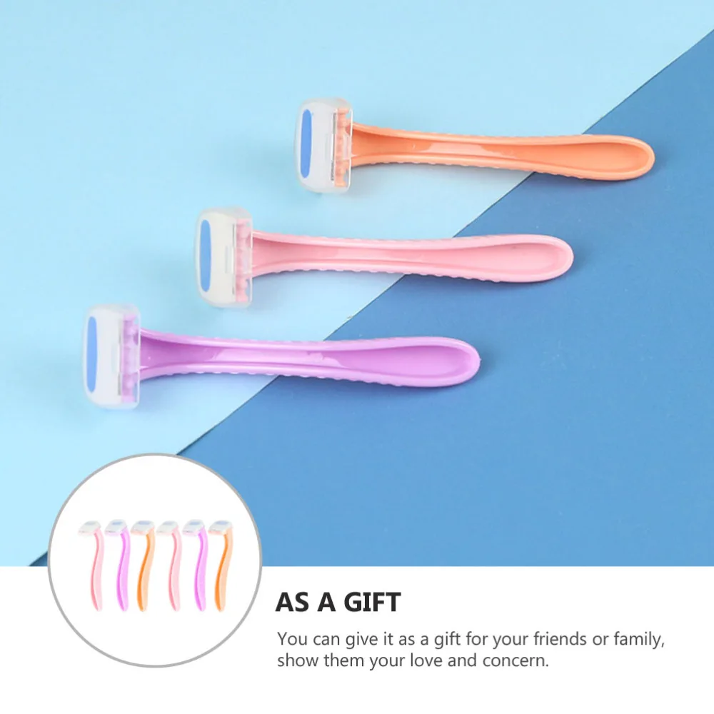 

6Pcs Portable Hair Trimmer Shaver Pubic Hair Razor Privates Shaving Shaper Tool