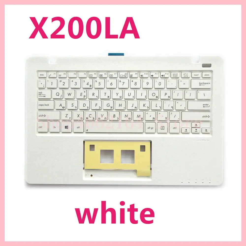 

X200LA Laptop Keyboard For ASUS F200LA F200L X200L X200LA Bilingual laptop keyboard Palmrest Cover with C