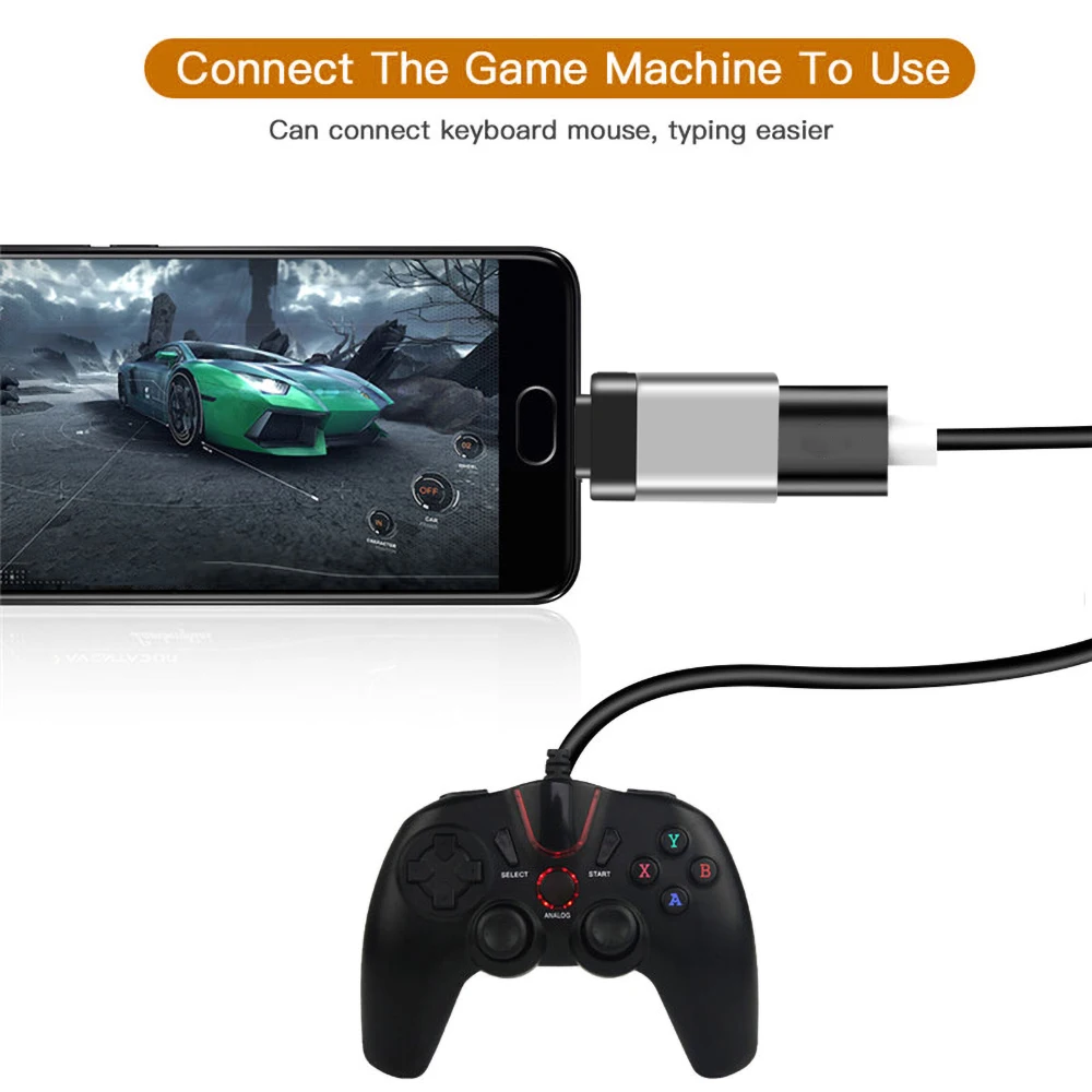 USB адаптер с Type C на 3 0 конвертер брелоком универсальный кабель для зарядки и