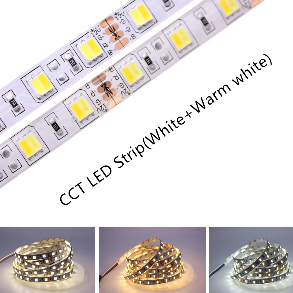 DC12V 24V 5050 Светодиодные ленты RGBW гибкий светодиодный светильник 60LED/м NW 4000K УФ IP20/IP65