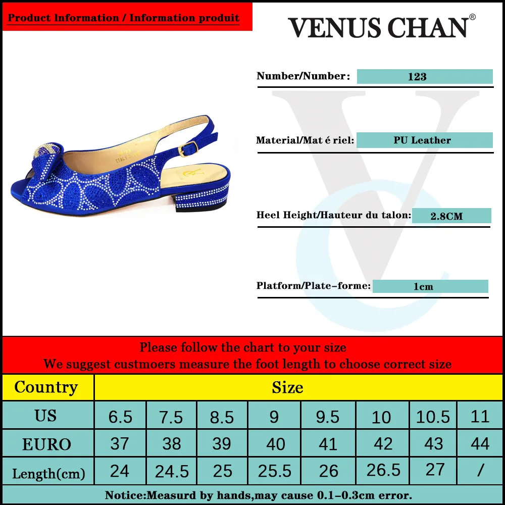

Rhinestone Nigeiran 2021 Hot Selling Italian Design Flower Style Ladies Shoes and Bag Set in Blue Color for Party Wedding