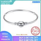 Браслет-цепочка женский из серебра 100% пробы, с логотипом S925