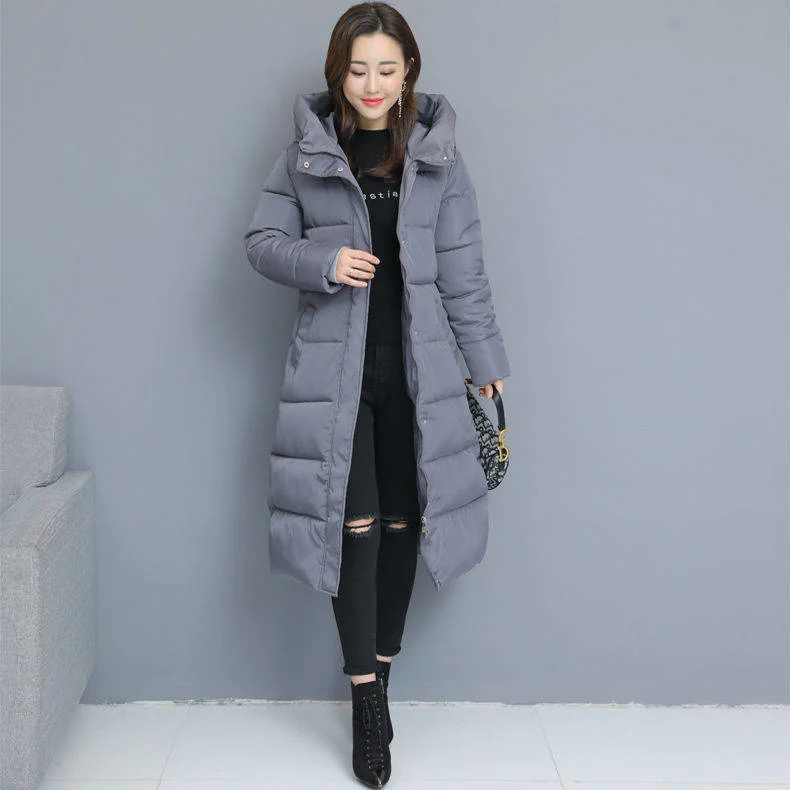 

New Style Trendy Coat Women Winter Jacket Cotton Padded Warm Maxi Puffer Coat Lady Long Coats Parka Femme Jacket M-4XL 9932 Sale
