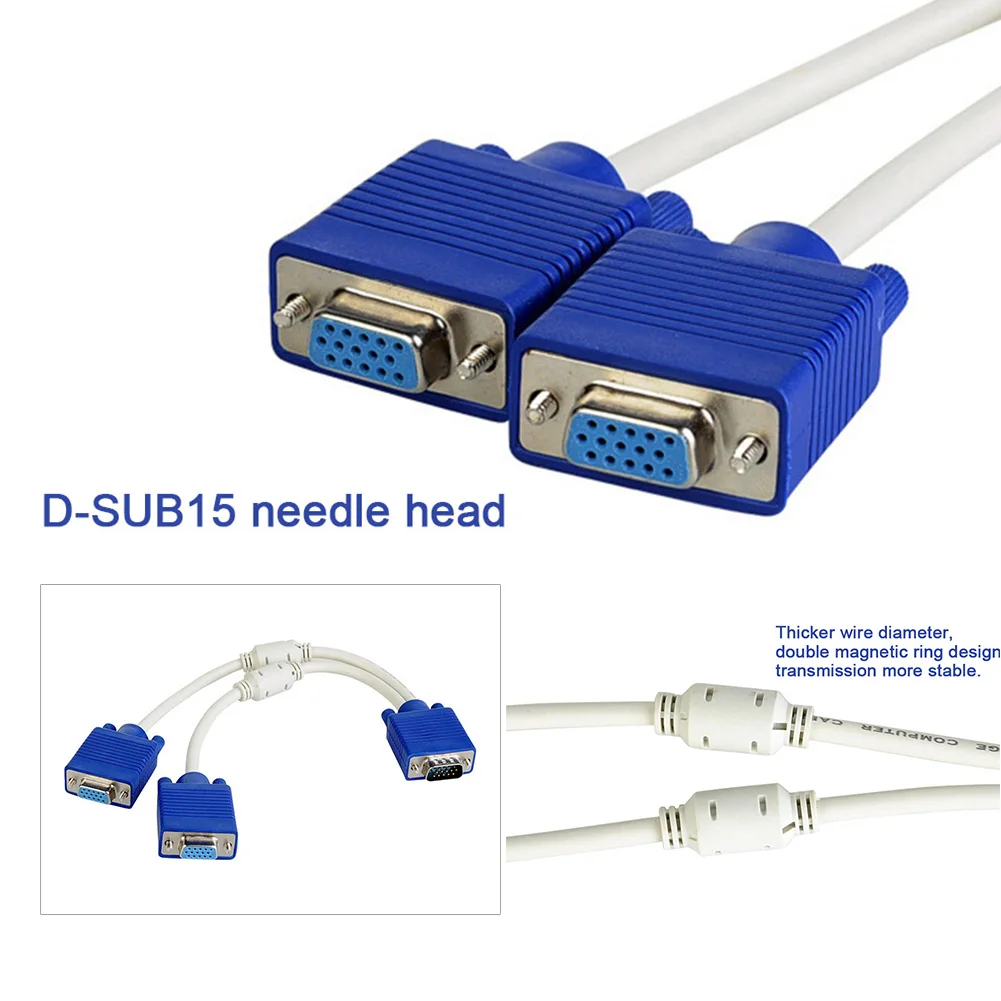 Разъем экрана дублирование видео дисплей высокой четкости VGA кабель сигнала
