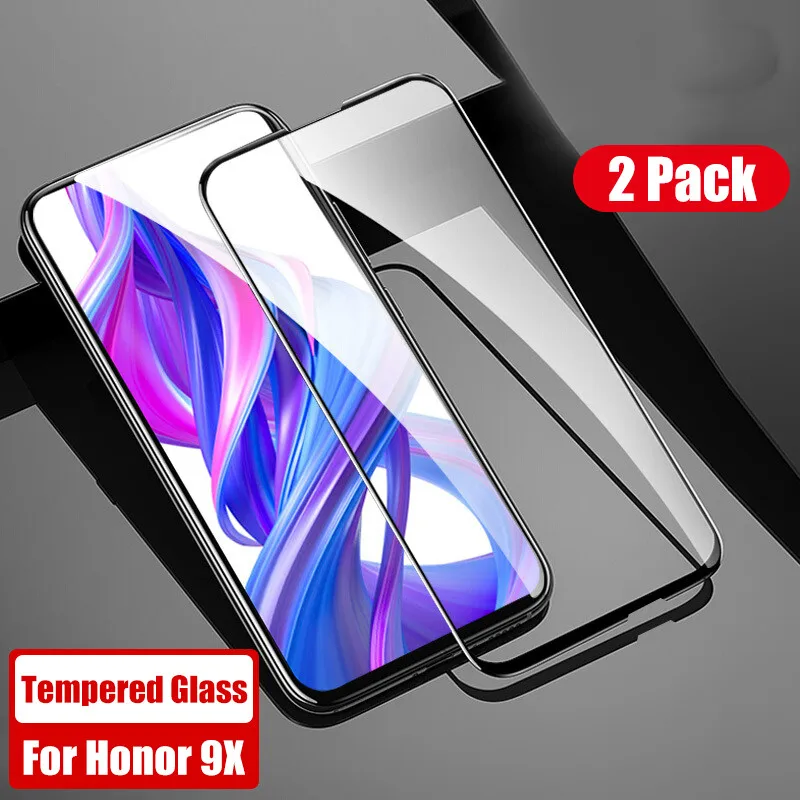 Закаленное стекло премиум класса для Huawei Honor 9X 2 шт. защита экрана от царапин Global