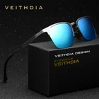 Солнцезащитные очки унисекс VEITHDIA, винтажные зеркальные очки без оправы, из алюминиево-магниевого сплава, с поляризационными стеклами, 6631