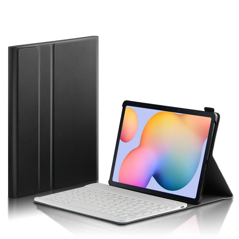 Клавиатурный чехол для планшета Samsung Galaxy Tab S7 2020 T870 T875 SM-T870 SM-875 11 дюймов с Bluetooth-клавиатурой и защитным покрытием из PU.