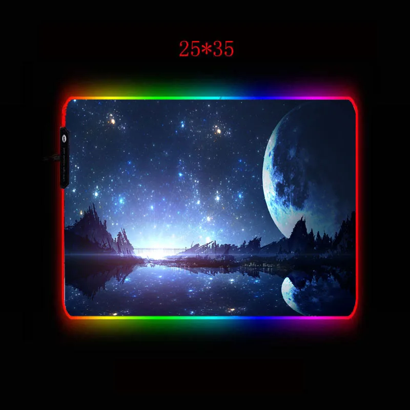 XGZ изысканный RGB многоразмерный выбор коврик для мыши красивый клавиатуры с