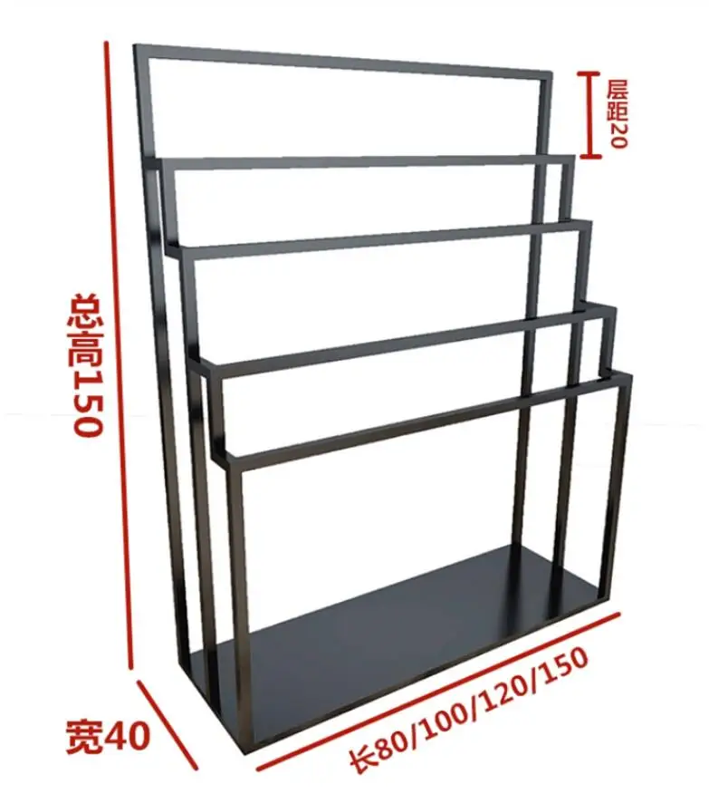 

Clothing store scarf display rack hanging towel bath towel iron shelf floor silk scarf rack cloth shawl display rack