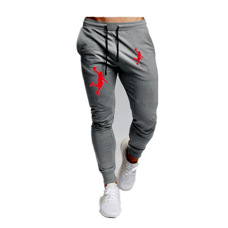 

2021 Casual Pants Men Joggers Sweatpants Solid Color Trousers Fitness Sportswear Jogger Track Pant Plus Size S-3XL Summer Spring