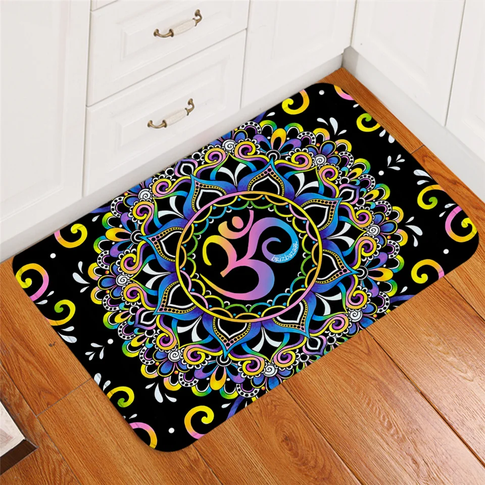 Trippy Alien by Brizbazaar ковер акварельный ковер третий глаз напольный коврик Мандала блюдце нескользящий коврик для спальни для мальчиков