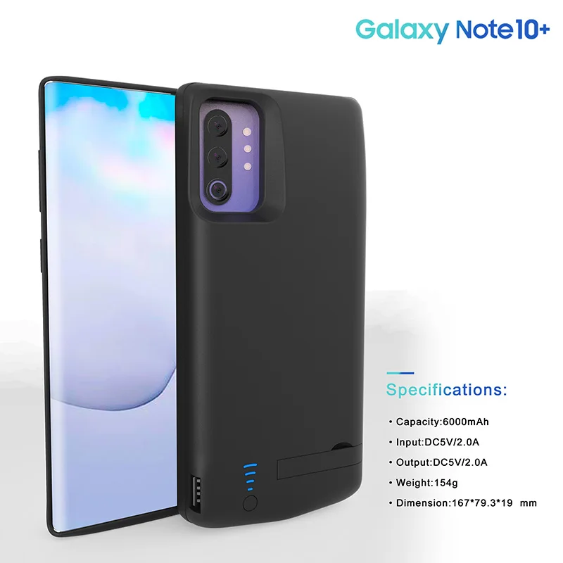 5000mAh аккумулятор чехол для samsung Note10 батарея чехол внешний резервный банк питания для samsung Galaxy Note 10 Pro зарядный чехол