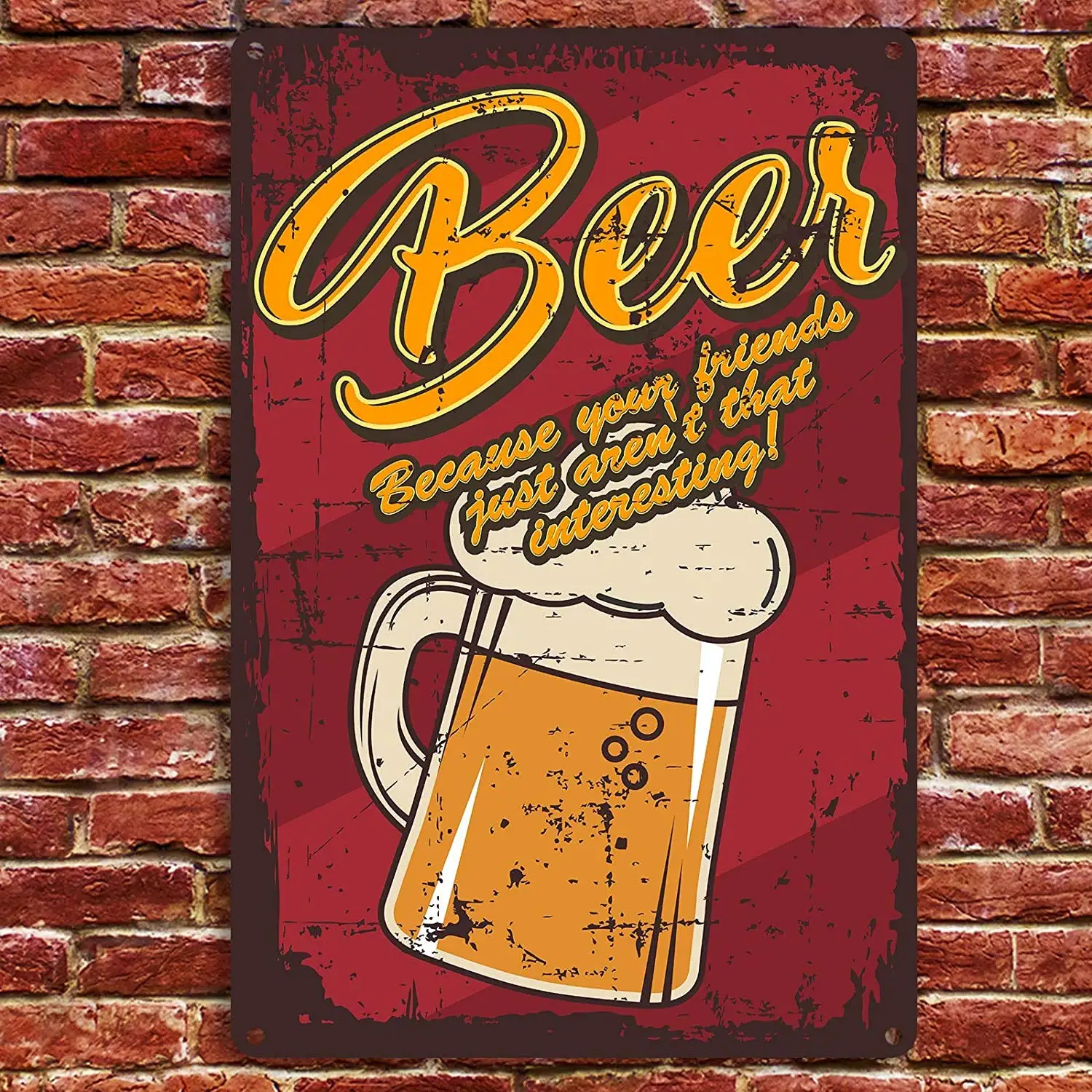 Забавная цитата Пиво металлическое искусственное пиво потому что ваши друзья не