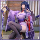 Игра Genshin Impact Raiden Shogun Косплей Костюм Baal Raiden Shogun Косплей Костюм Сексуальная женская форма комплект аксессуаров