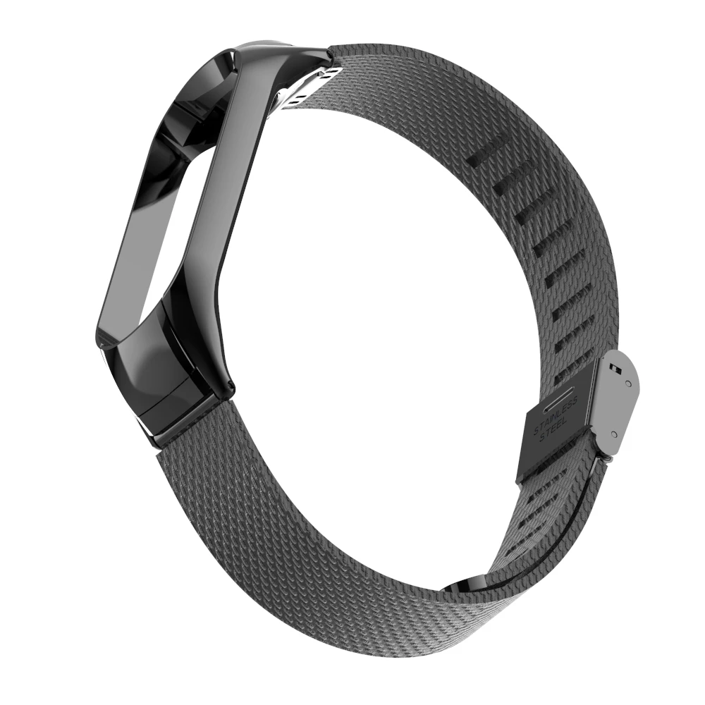 Металлический ремешок для mi Band 4 3, умный браслет, браслет из нержавеющей стали для Xiaomi mi band 4 NFC Global, умные часы для женщин и мужчин