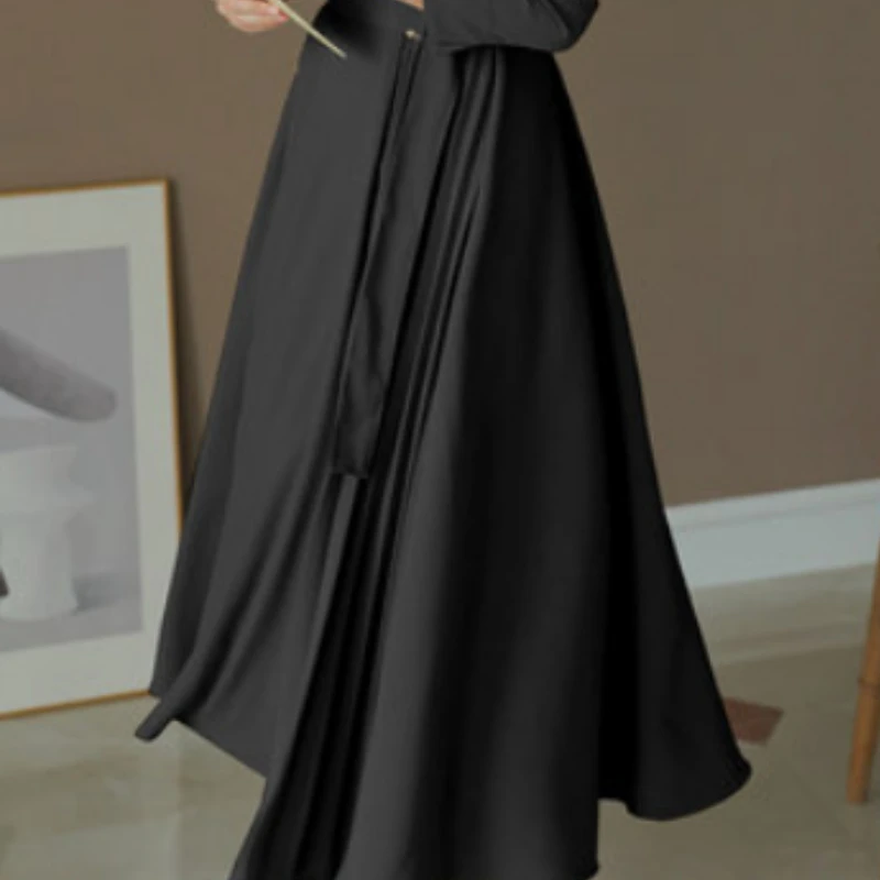 Женское Повседневное платье трапециевидной формы с поясом офисное