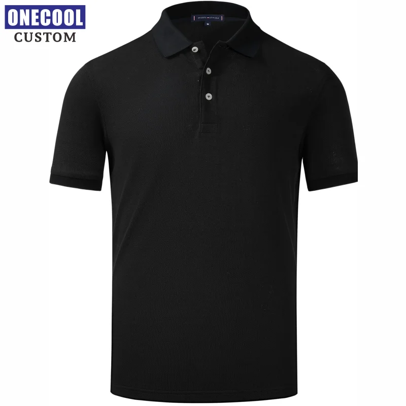 Летняя хлопковая рубашка-поло с логотипом на заказ 10 цветов унисекс вышивкой