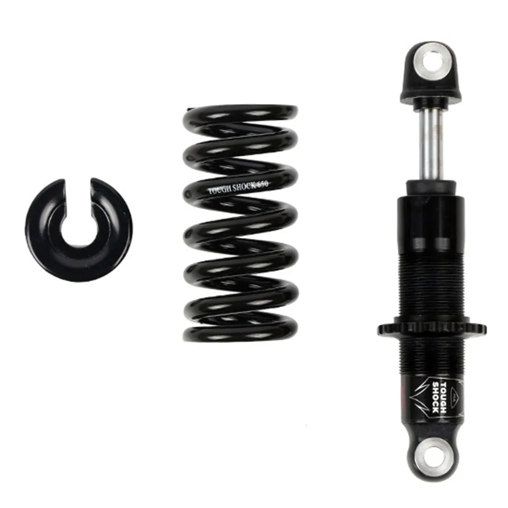550-850LBS Bicycle Rear Shocks Suspension Bumper Bike Frame Spring Shock Damper Absorber On For MTB Folding | Спорт и развлечения